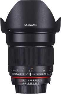 Объектив Samyang 16mm f/ 2.0 Fuji X (APS-C)