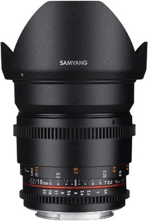 Объектив Samyang 16 mm T2.2 ED AS UMC CS VDSLR Nikon F (APS-C) (41095)
