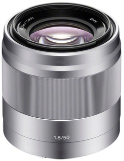 Объектив Sony SEL-50F18 50mm f/ 1.8 OSS серебро для ILCE