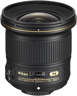 Объектив Nikon 20 mm f/ 1.8G ED AF-S
