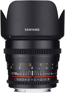 Объектив Samyang 50mm T1.5 VDSLR Canon (Full Frame)