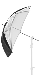 Зонт Lastolite Umbrella Dual 80cм (3223) просвет/ белый/ серебро/ черный