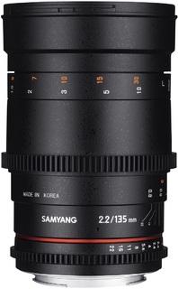 Объектив Samyang 135 mm T2.2 ED UMC VDSLR Nikon F (Full Frame) (46139)