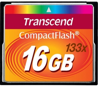 Модуль памяти  CompactFlash Card  16 Gb Transcend 133x Б/ У
