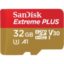 Карта памяти  Micro SD  32 Gb Sandisk Extreme Pro, 100Mb/s, UHS-I A1 V30 U3 (SDSQXCG-032G-GN6MA)