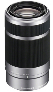 Объектив Sony SEL-55210 55-210 mm F4.5-6.3 серебро для ILCE