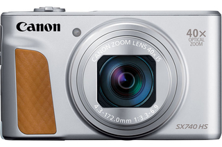 Цифровой  фотоаппарат Canon PowerShot SX740 HS серебристый (Silver)