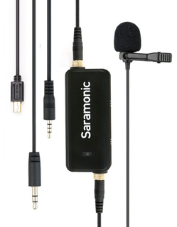 Микрофон Saramonic LavMic для камер и смартфонов (2 входа 3,5 мм)