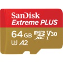 Карта памяти  Micro SD  64 Gb Sandisk Extreme для экшн-камер/дронов UHS-I A2 (SDSQXA2-064G-GN6AA)