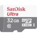 Карта памяти  Micro SD  32 Gb Sandisk Ultra class10, 80Mb/s (SDSQUNS-032G-GN3MN)