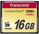 Карта памяти  CompactFlash Card  16 Gb Transcend 1066x TS16GCF1000