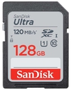 Карта памяти  SD 128 Gb Sandisk SDXC Ultra, class10, 120Mb/ s (SDSDUN4-128G-GN6IN)