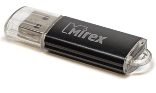 Накопитель  16GB Mirex Unit, USB 2.0, Черный