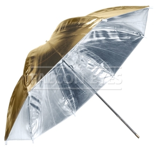 Зонт Falcon Eyes URN-48GS серебристый/ золотистый (90 см)