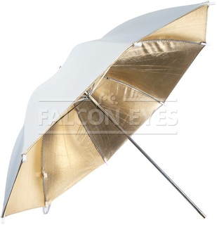 Зонт Falcon Eyes URN-48GW белый/ золотистый (90 см)