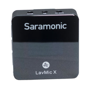 Микрофон петличный Saramonic LavMic X адаптер с экраном и с TRS для камер и смартфонов
