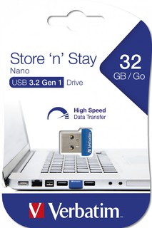 USB-накопитель Verbatim V Store 'n' Stay Nano USB 3.0 32GB (98710)