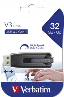 USB-накопитель Verbatim V3 USB 3.0 32GB STORE N GO DRIVE (49173)
