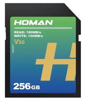 Карта памяти  SD 256 Gb Homan UHS-I SDXC (V30) (R180/ W150Mb/ s)
